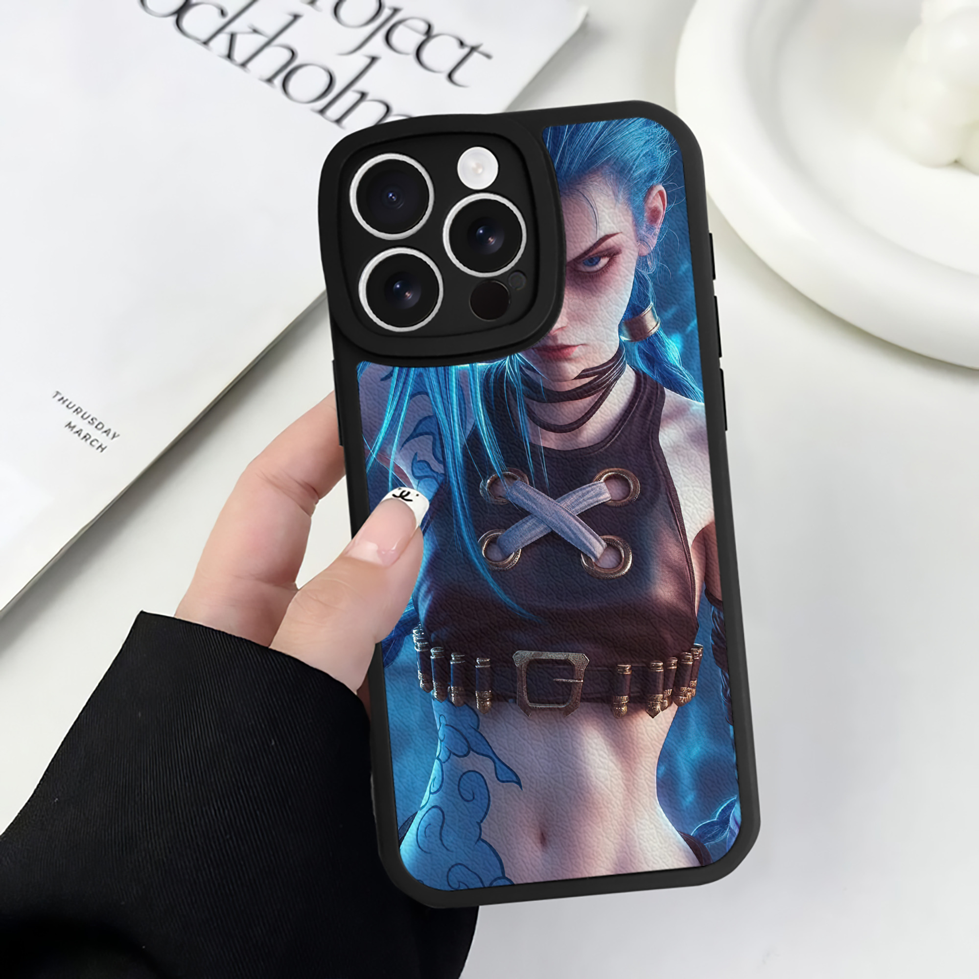 リーグ・オブ・レジェンド League of Legends LOL 【iPhone 16シリーズ対応】シリコンスマホケース（レザー調） 材質：シリコン